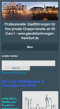 Mobile Screenshot of gaestefuehrungen-frankfurt.de